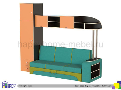 ДЕТСКАЯ СТЕНКА ТРИУМФ -2 (СТАРТОВАЯ КОМПЛЕКТАЦИЯ)