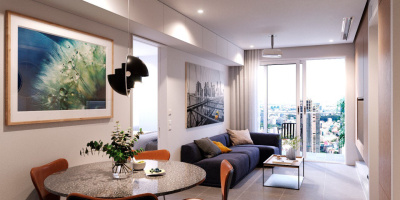 Интерьерная антресоль, настенная полка в любую комнату под потолок. AWB Standart