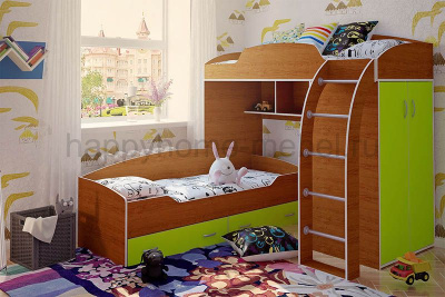 ДВУХЪЯРУСНАЯ КРОВАТЬ «КАПРИЗ»