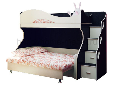 ДВУХЪЯРУСНАЯ КРОВАТЬ С ДИВАНОМ BAMBINI DIVANNO 5 STANDARD