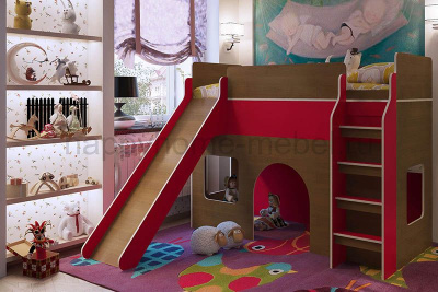 КРОВАТЬ-ЧЕРДАК С ГОРКОЙ ОРБИТА 20