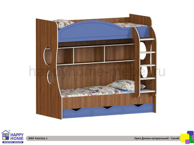 ДВУХЪЯРУСНАЯ КРОВАТЬ FELICITA KIDS 1 МДФ 200