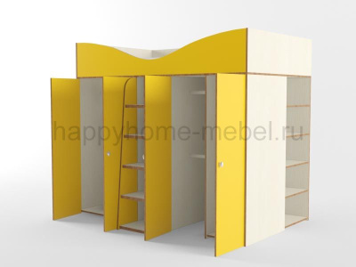 ДВУСПАЛЬНАЯ ШКАФ-КРОВАТЬ ОРБИТА ЛЕТО 3
