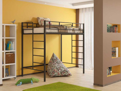 ДЕТСКАЯ МЕТАЛЛИЧЕСКАЯ КРОВАТЬ-ЧЕРДАК АМСТЕРДАМ-2 190Х120