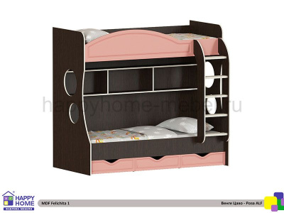 ДВУХЪЯРУСНАЯ КРОВАТЬ FELICITA KIDS 1 МДФ 200