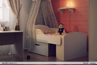 РАЗДВИЖНАЯ КРОВАТКА BAMBINI 01.1 МИКРО (ОТ 0+)