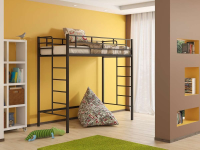 ДЕТСКАЯ МЕТАЛЛИЧЕСКАЯ КРОВАТЬ-ЧЕРДАК АМСТЕРДАМ-2 190Х90