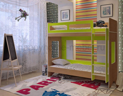 ДВУХЪЯРУСНАЯ КРОВАТЬ FELICITA KIDS 5.1