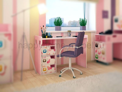 СТОЛ ПИСЬМЕННЫЙ FELICITA TREND D-9 ДЛЯ ДЕВОЧКИ