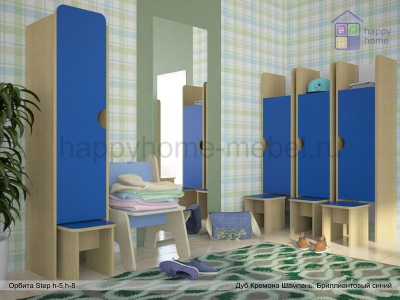 ЗАКРЫТАЯ КАБИНКА СО СТУЛОМ ОРБИТА STEP H5 (ДЛЯ РАЗДЕВАЛКИ)