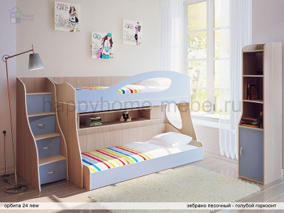 ДВУХЪЯРУСНАЯ КРОВАТЬ ОРБИТА 24 NEW