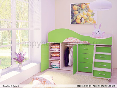 КРОВАТЬ-ЧЕРДАК BAMBINI 9 SUITE L